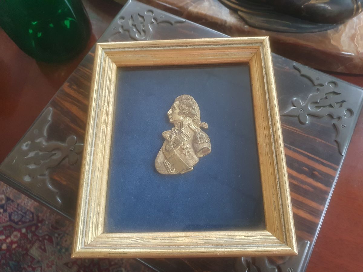 Bronze Plaque Of Lord Nelson